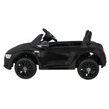 JOKO Elektrické autíčko AUDI R8, penové kolesá, kožené sedadlo, čierne