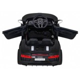 JOKO Elektrické autíčko AUDI R8, penové kolesá, kožené sedadlo, čierne