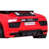 JOKO Elektrické autíčko AUDI R8, penové kolesá, kožené sedadlo, červené