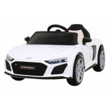 JOKO Elektrické autíčko AUDI R8 LIFT, kožené sedadlo, penové kolesá, biele
