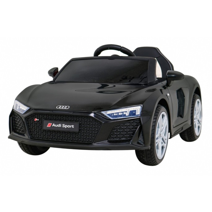 JOKO Elektrické autíčko AUDI R8 LIFT, kožené sedadlo, penové kolesá, čierne