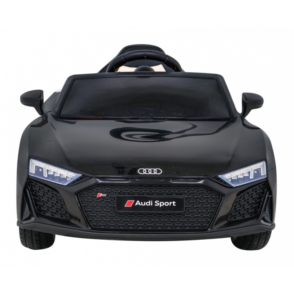 JOKO Elektrické autíčko AUDI R8 LIFT, kožené sedadlo, penové kolesá, čierne