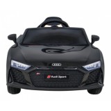 JOKO Elektrické autíčko AUDI R8 LIFT, kožené sedadlo, penové kolesá, čierne