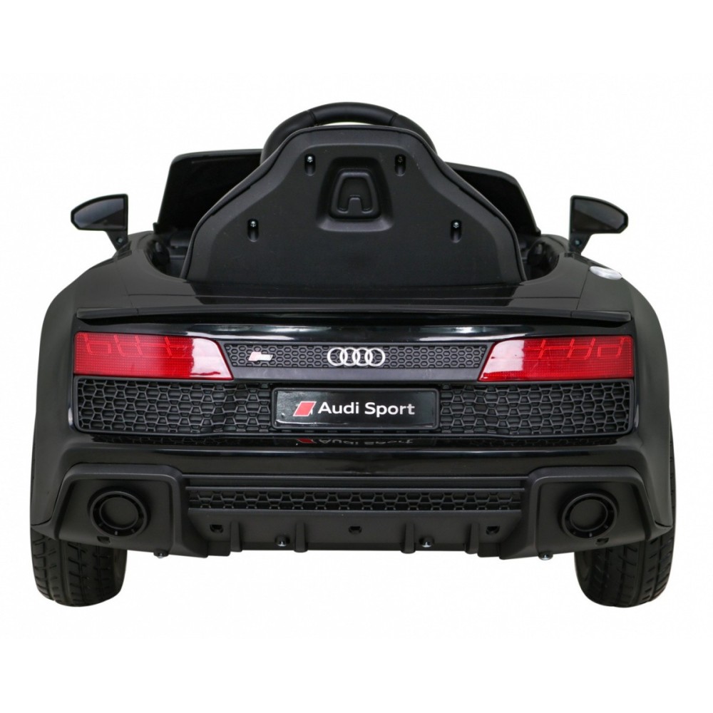 JOKO Elektrické autíčko AUDI R8 LIFT, kožené sedadlo, penové kolesá, čierne