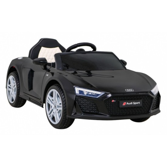 JOKO Elektrické autíčko AUDI R8 LIFT, kožené sedadlo, penové kolesá, čierne