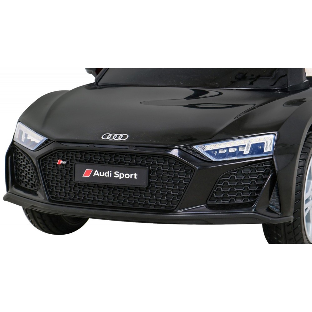 JOKO Elektrické autíčko AUDI R8 LIFT, kožené sedadlo, penové kolesá, čierne