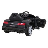 JOKO Elektrické autíčko AUDI R8 LIFT, kožené sedadlo, penové kolesá, čierne