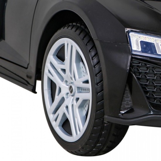 JOKO Elektrické autíčko AUDI R8 LIFT, kožené sedadlo, penové kolesá, čierne