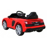 JOKO Elektrické autíčko AUDI R8 LIFT, kožené sedadlo, penové kolesá, červené