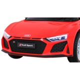JOKO Elektrické autíčko AUDI R8 LIFT, kožené sedadlo, penové kolesá, červené