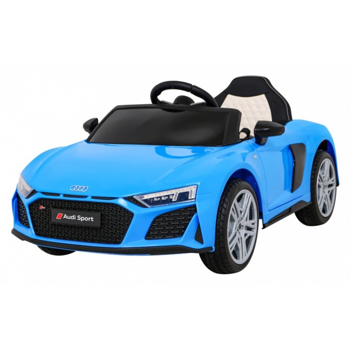 JOKO Elektrické autíčko AUDI R8 LIFT, kožené sedadlo, penové kolesá, modré