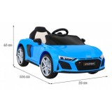 JOKO Elektrické autíčko AUDI R8 LIFT, kožené sedadlo, penové kolesá, modré