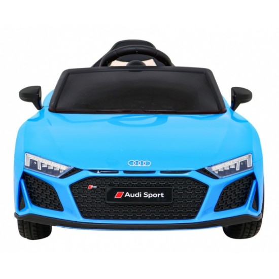 JOKO Elektrické autíčko AUDI R8 LIFT, kožené sedadlo, penové kolesá, modré