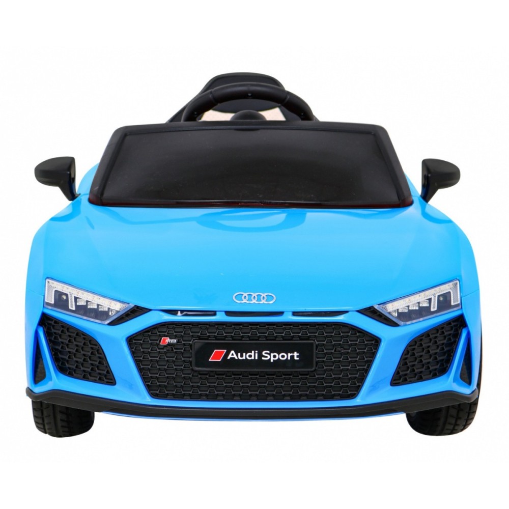 JOKO Elektrické autíčko AUDI R8 LIFT, kožené sedadlo, penové kolesá, modré