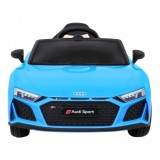 JOKO Elektrické autíčko AUDI R8 LIFT, kožené sedadlo, penové kolesá, modré