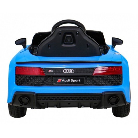 JOKO Elektrické autíčko AUDI R8 LIFT, kožené sedadlo, penové kolesá, modré