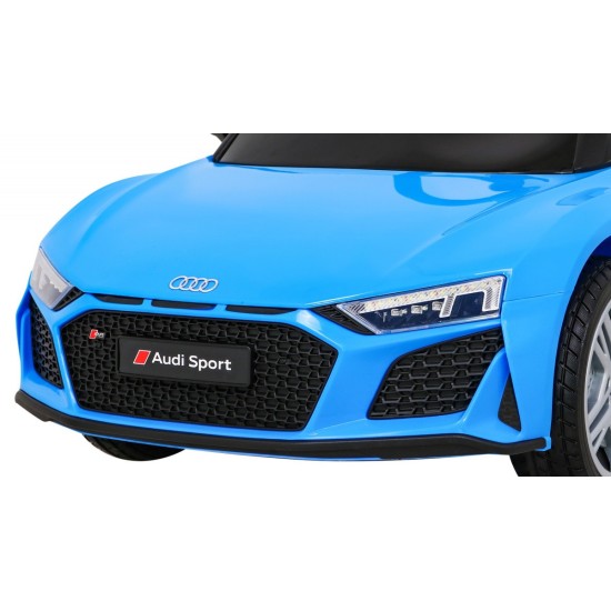 JOKO Elektrické autíčko AUDI R8 LIFT, kožené sedadlo, penové kolesá, modré