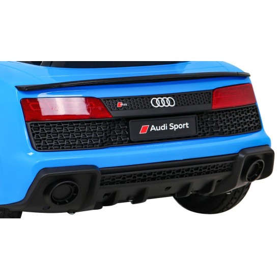 JOKO Elektrické autíčko AUDI R8 LIFT, kožené sedadlo, penové kolesá, modré