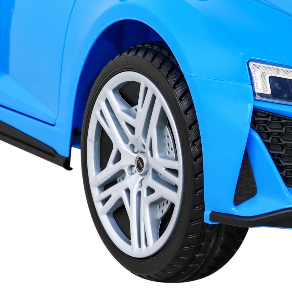 JOKO Elektrické autíčko AUDI R8 LIFT, kožené sedadlo, penové kolesá, modré