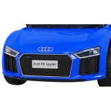 JOKO Elektrické autíčko AUDI R8, penové kolesá, kožené sedadlo, modré