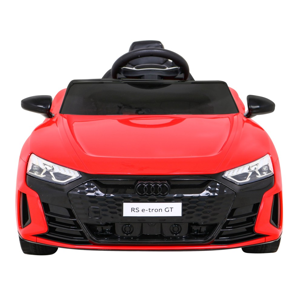 JOKO Elektrické autíčko Audi RS E-Tron GT 4x4, penové kolesá, Rádio, kožené sedadlo, červené
