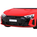 JOKO Elektrické autíčko Audi RS E-Tron GT 4x4, penové kolesá, Rádio, kožené sedadlo, červené