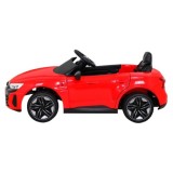 JOKO Elektrické autíčko Audi RS E-Tron GT 4x4, penové kolesá, Rádio, kožené sedadlo, červené