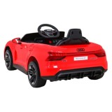 JOKO Elektrické autíčko Audi RS E-Tron GT 4x4, penové kolesá, Rádio, kožené sedadlo, červené