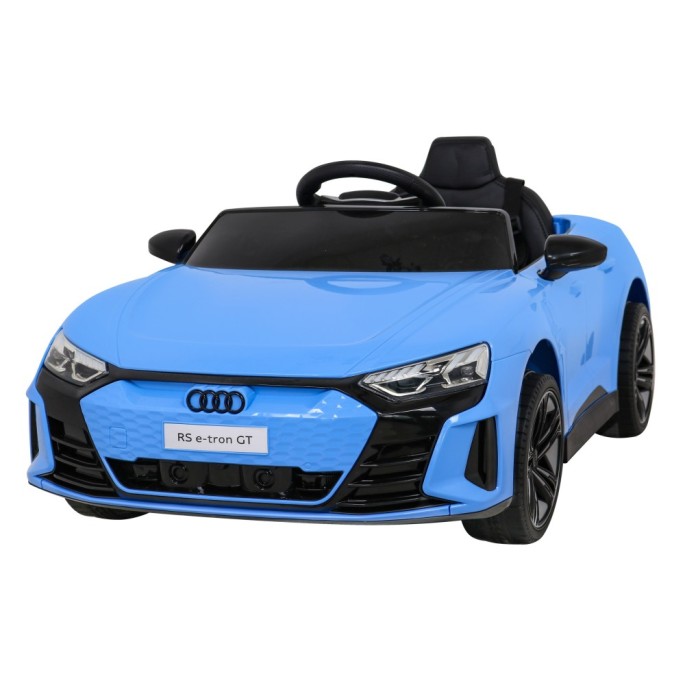 JOKO Elektrické autíčko Audi RS E-Tron GT 4x4, penové kolesá, kožené sedadlo, modré