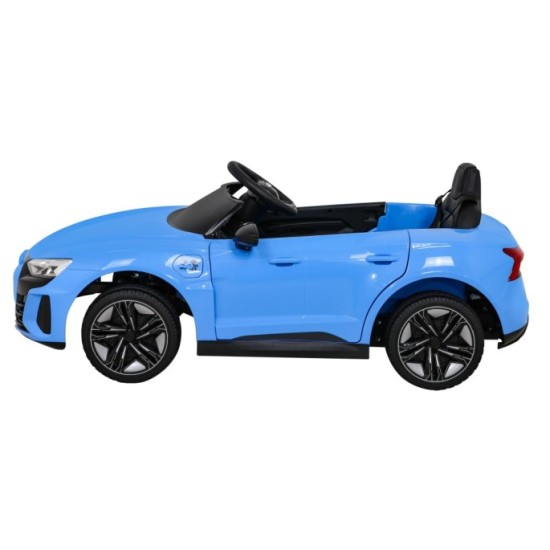 JOKO Elektrické autíčko Audi RS E-Tron GT 4x4, penové kolesá, kožené sedadlo, modré