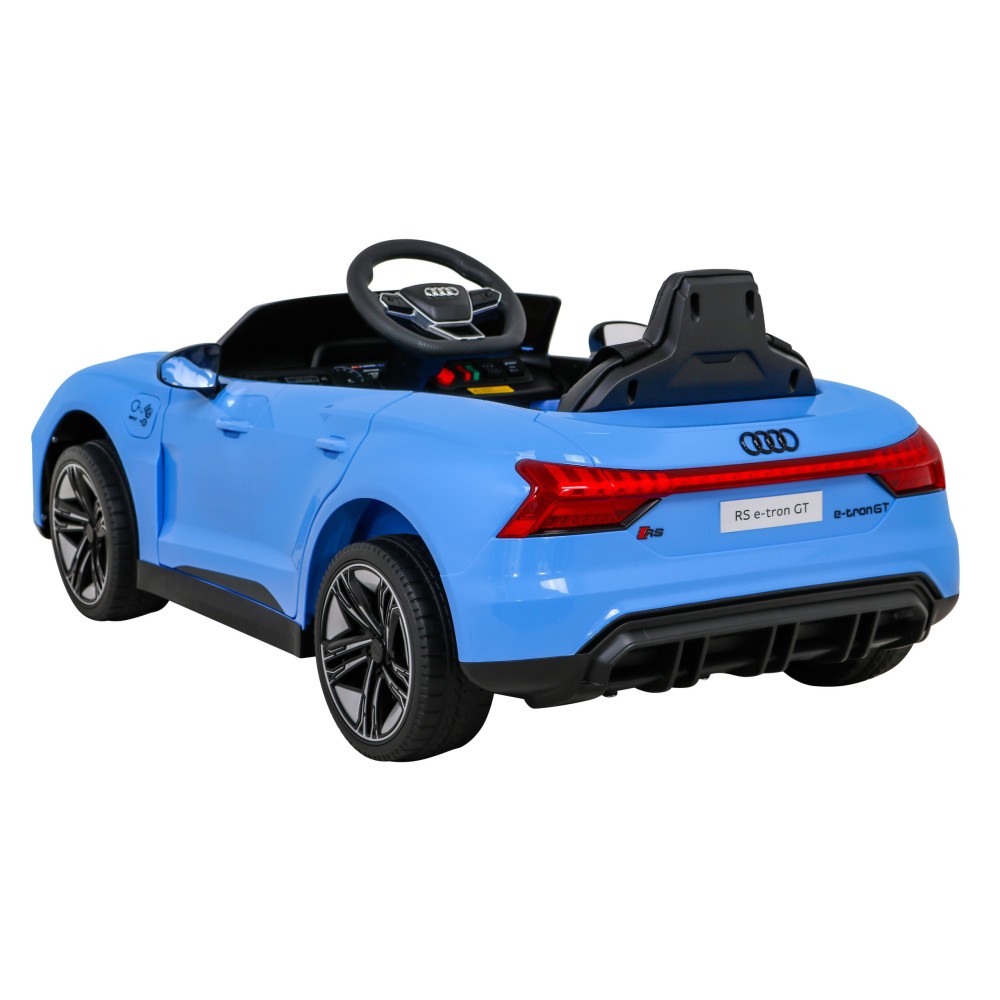 JOKO Elektrické autíčko Audi RS E-Tron GT 4x4, penové kolesá, kožené sedadlo, modré
