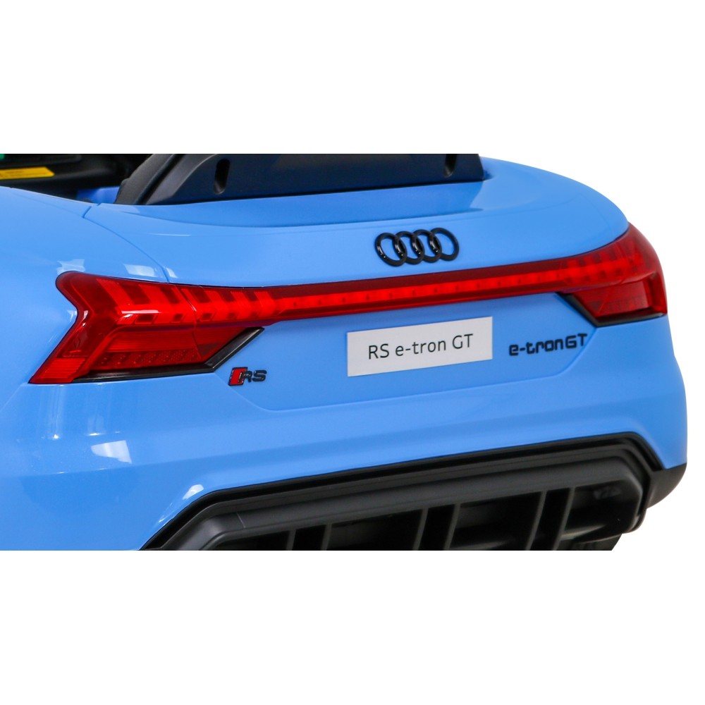 JOKO Elektrické autíčko Audi RS E-Tron GT 4x4, penové kolesá, kožené sedadlo, modré