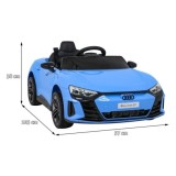 JOKO Elektrické autíčko Audi RS E-Tron GT 4x4, penové kolesá, kožené sedadlo, modré