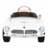 JOKO Elektrické autíčko BMW 507 Retro, penové kolesá, kožené sedadlo, USB, MP3, biele