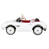 JOKO Elektrické autíčko BMW 507 Retro, penové kolesá, kožené sedadlo, USB, MP3, biele