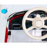 JOKO Elektrické autíčko BMW 507 Retro, penové kolesá, kožené sedadlo, USB, MP3, biele