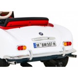 JOKO Elektrické autíčko BMW 507 Retro, penové kolesá, kožené sedadlo, USB, MP3, biele