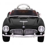 JOKO Elektrické autíčko BMW 507 Retro, penové kolesá, kožené sedadlo, USB, MP3, čierne