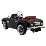 JOKO Elektrické autíčko BMW 507 Retro, penové kolesá, kožené sedadlo, USB, MP3, čierne