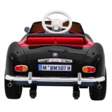 JOKO Elektrické autíčko BMW 507 Retro, penové kolesá, kožené sedadlo, USB, MP3, čierne