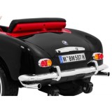 JOKO Elektrické autíčko BMW 507 Retro, penové kolesá, kožené sedadlo, USB, MP3, čierne