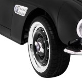 JOKO Elektrické autíčko BMW 507 Retro, penové kolesá, kožené sedadlo, USB, MP3, čierne