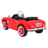 JOKO Elektrické autíčko BMW 507 Retro, penové kolesá, kožené sedadlo, USB, MP3, červené