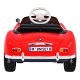 JOKO Elektrické autíčko BMW 507 Retro, penové kolesá, kožené sedadlo, USB, MP3, červené