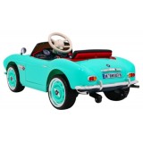 JOKO Elektrické autíčko BMW 507 Retro, penové kolesá, kožené sedadlo, USB, MP3, zelené