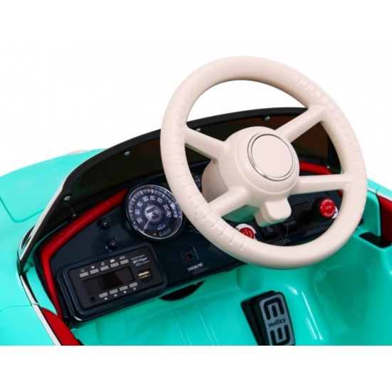 JOKO Elektrické autíčko BMW 507 Retro, penové kolesá, kožené sedadlo, USB, MP3, zelené