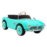 JOKO Elektrické autíčko BMW 507 Retro, penové kolesá, kožené sedadlo, USB, MP3, zelené