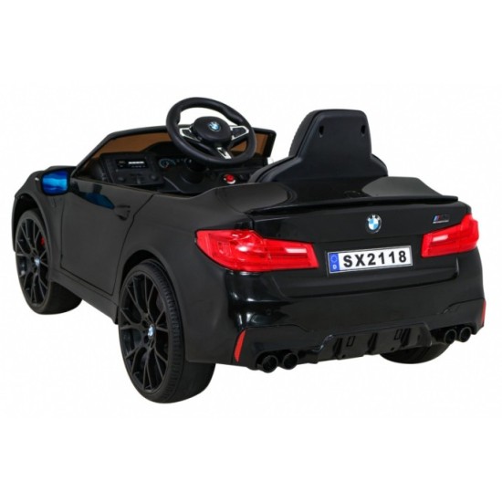 JOKO Elektrické autíčko BMW M5 24V s funkciou DRIFTU, penové kolesá, čierne