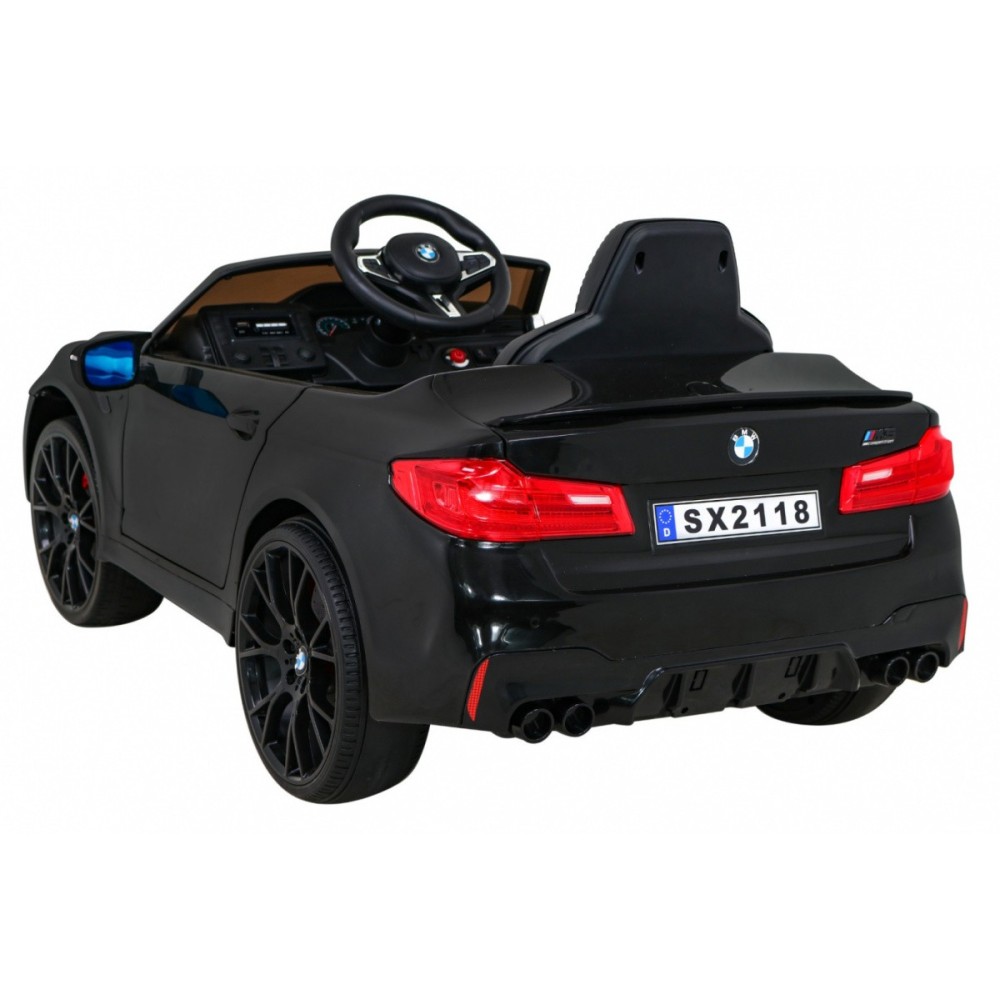 JOKO Elektrické autíčko BMW M5 24V s funkciou DRIFTU, penové kolesá, čierne
