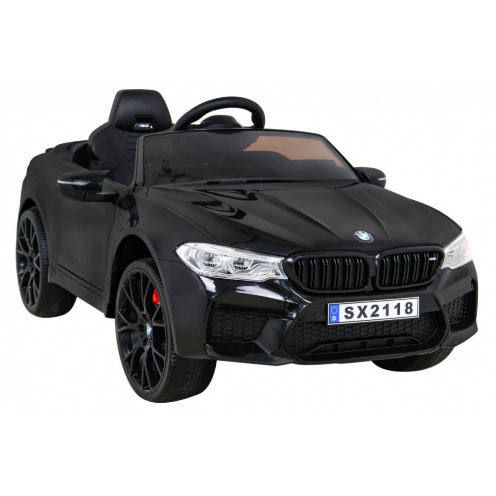 JOKO Elektrické autíčko BMW M5 24V s funkciou DRIFTU, penové kolesá, čierne